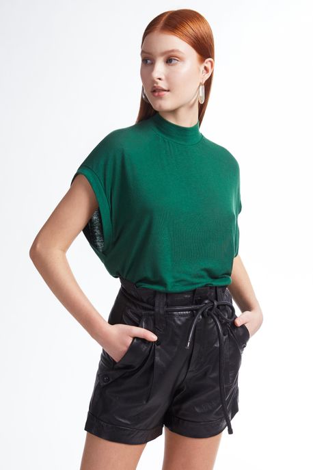 Blusa De Malha Verde Eden - M