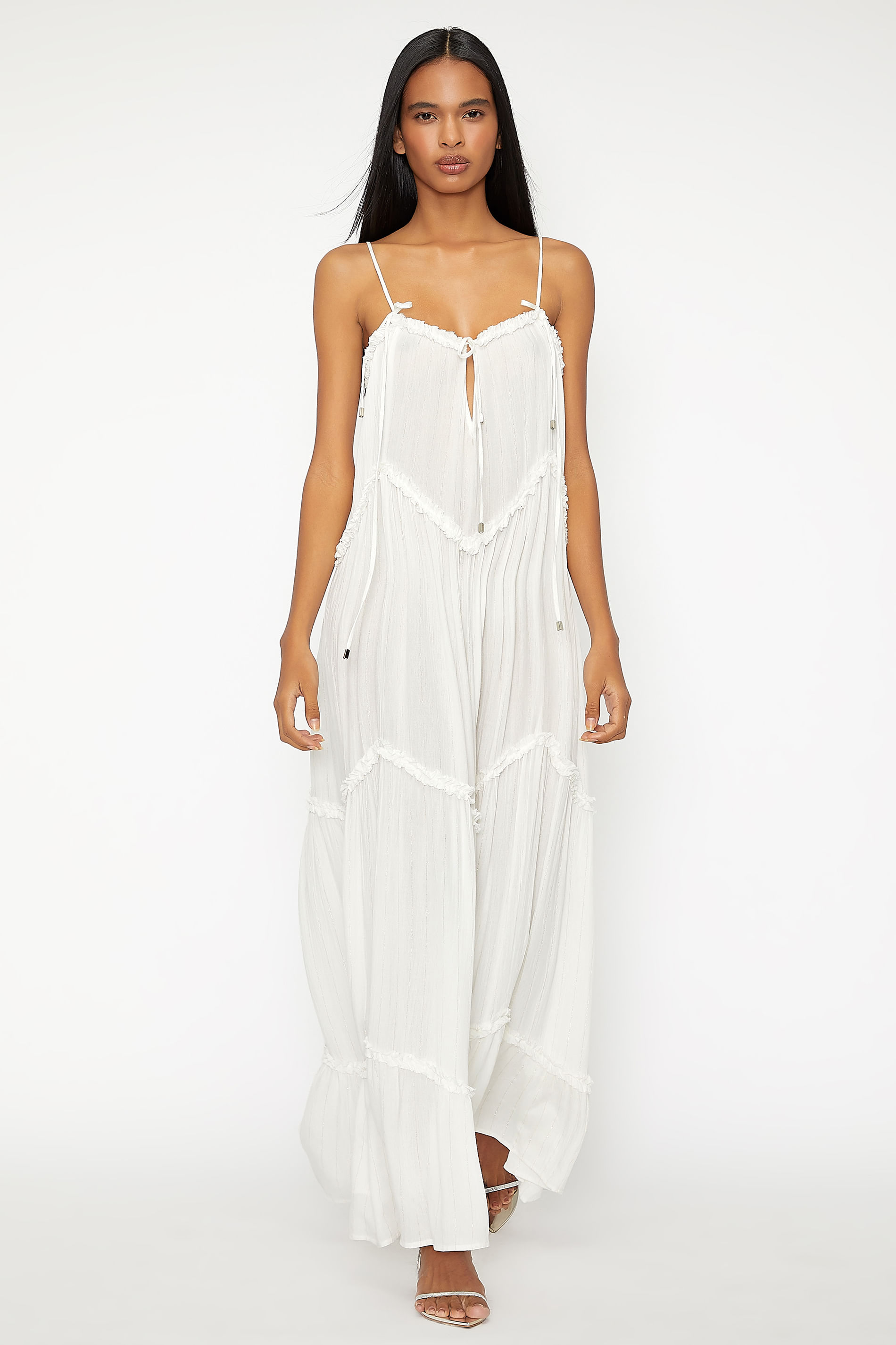 vestido white off