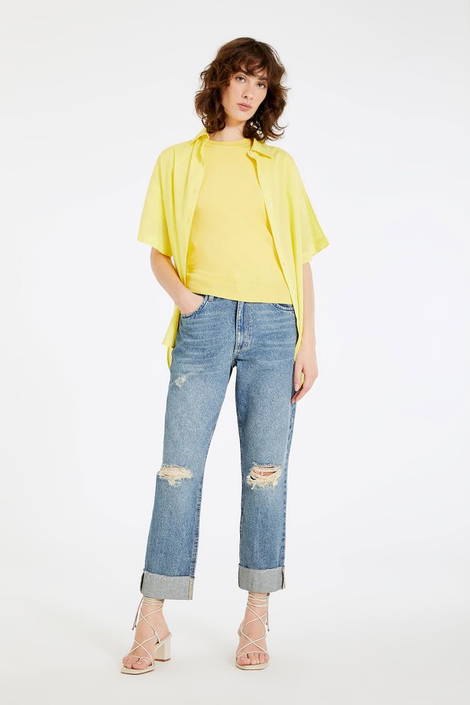 blusa de tricot basica