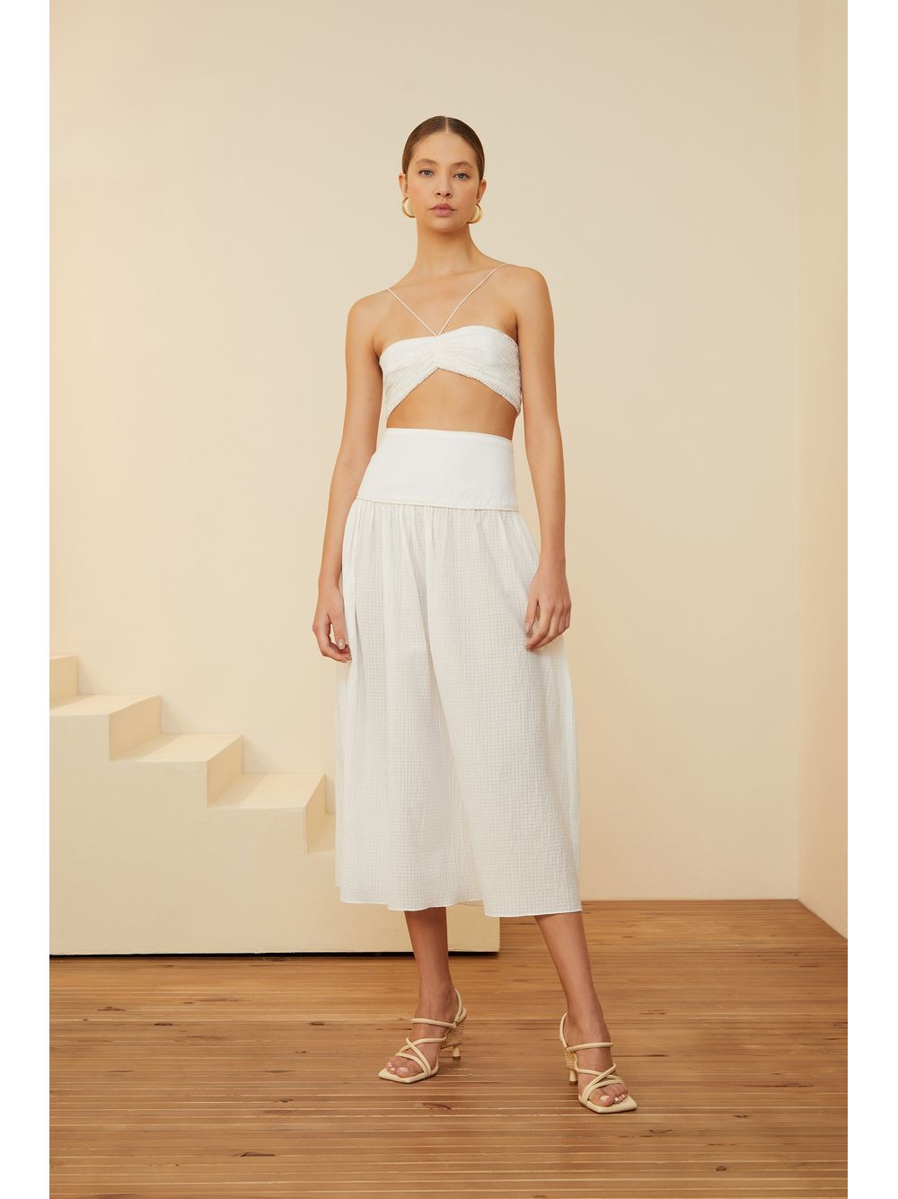 Animale — Top De Renda Off White
