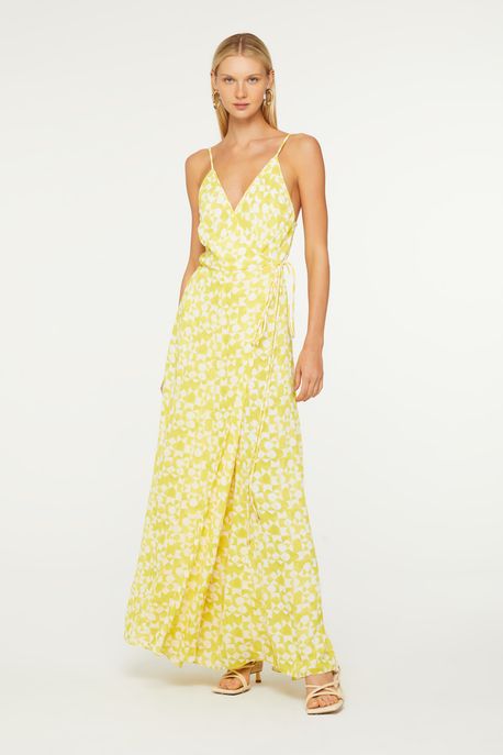 Vestido Fluido Cachecouer Geo Melon Est Geo Bh Melon m - 38