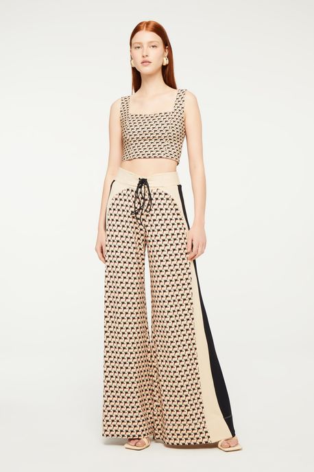 Top De Malha Crepe Estampa Grav Cavalos Est Grav Cavalos Preto - PP