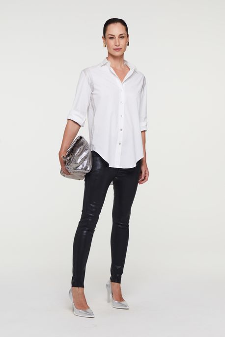 Calça Sarja Skinny Basic Preto - 44