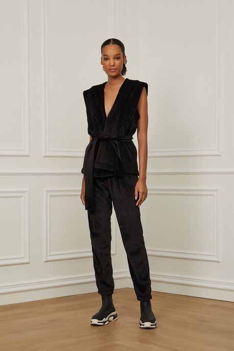 Colete Estruturado Preto - M