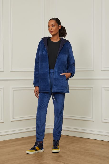 Casaco Puff Azul Indy - P