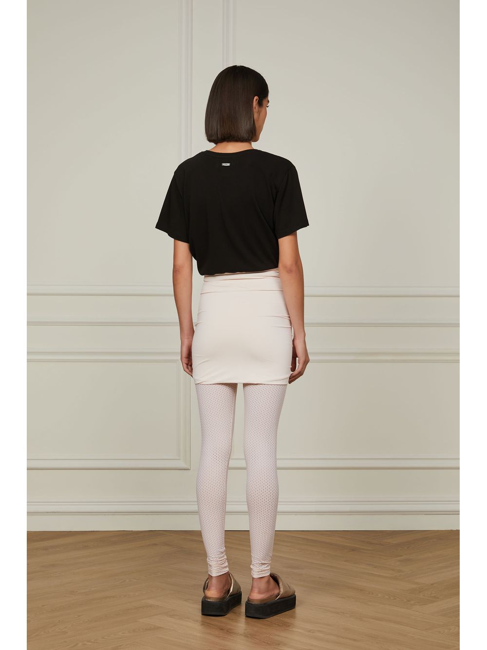 Animale — Legging Mesh Com Saia De Sobreposição