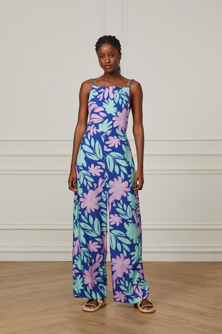 Jardineira Est Floral Fresh Est Floral Mazarine e Fresh Aj - G