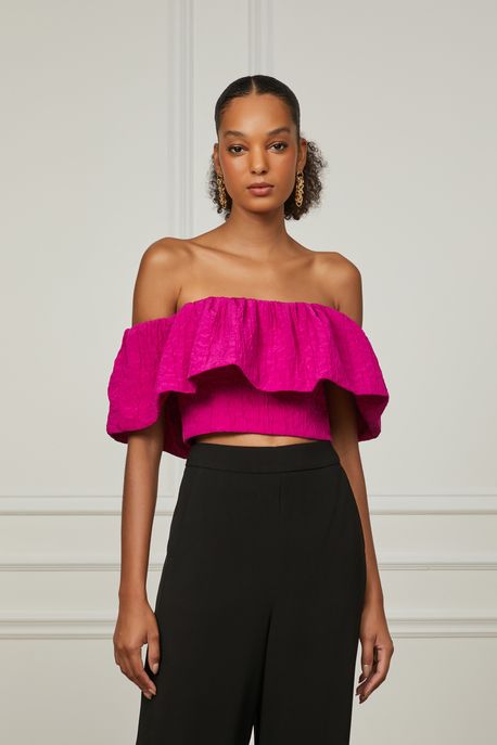 Top Balonê Ombro a Ombro Fuscia Fucsia Festival - 40