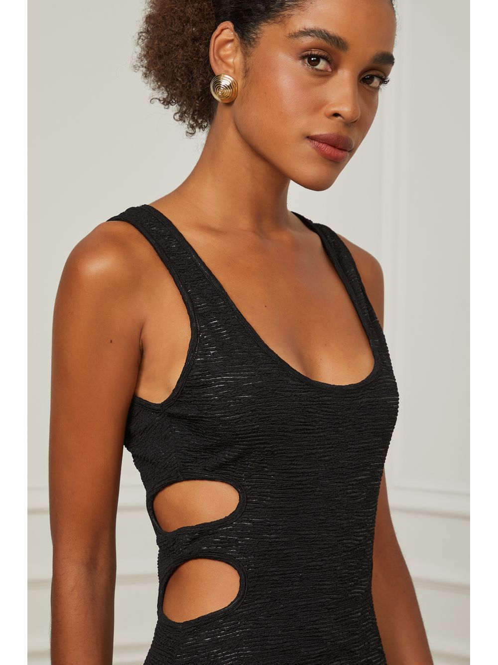 Animale — Vestido Com Recortes Velvet