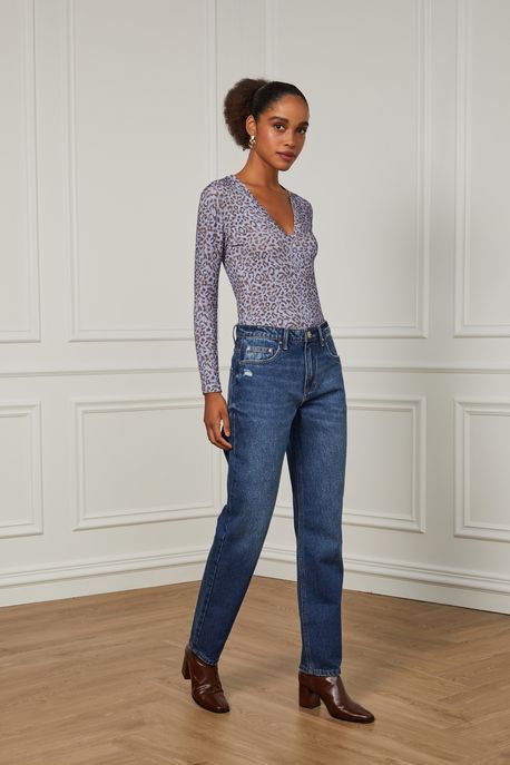 Calça Jeans Flashback Dark Blue Jeans Escuro - 42