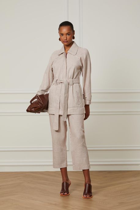 Parka Risca Bordo / Listra Off - G