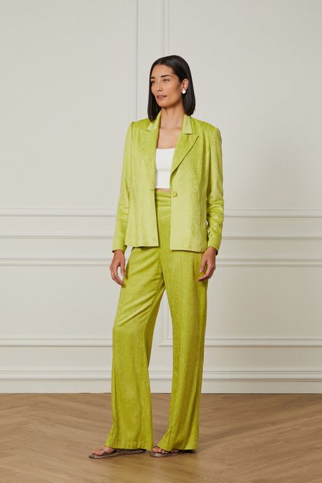 Blazer Raglan Com Volume No Ombro Verde Prim - 34