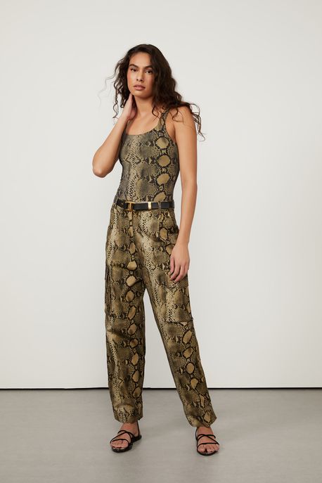 Calca Cargo Cobra Est Cobra Biscione Marzipan - 36