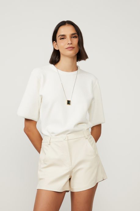 Camiseta De Tricot Off White Off White - G