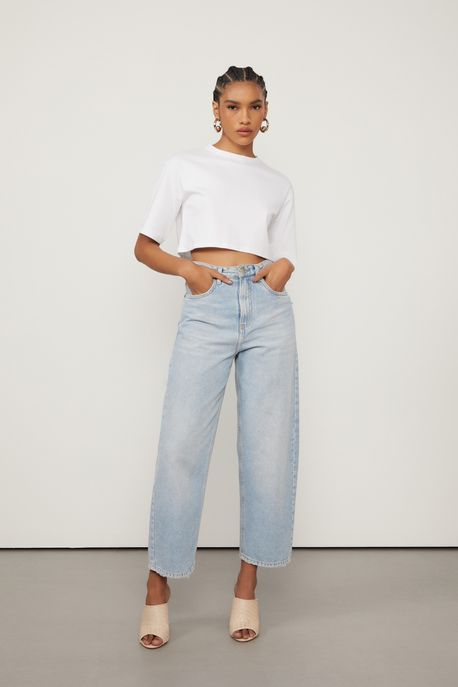 Camiseta Cropped Off White - G