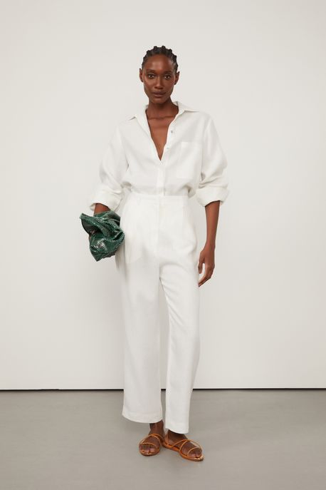 Calça De Linho Off White Off White - 40