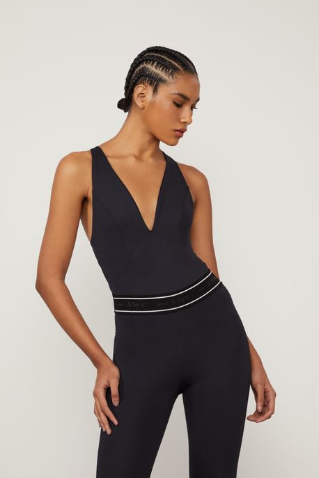 Body Detalhe Costas Preto - P