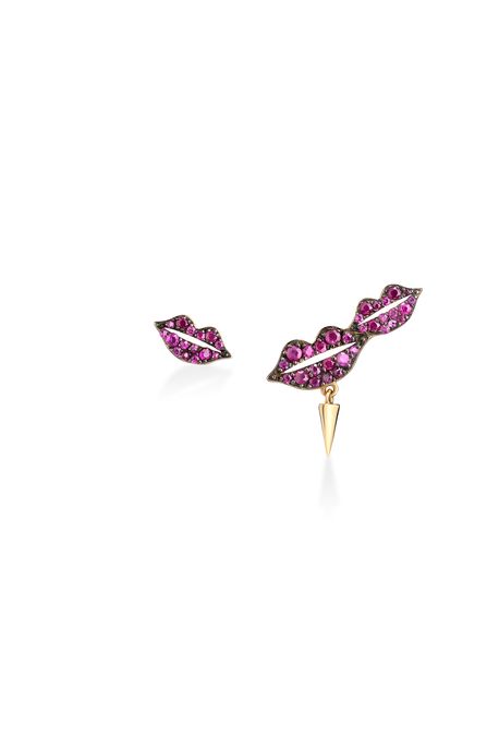 Brinco Kiss Spike Oa C/ Rubi - U