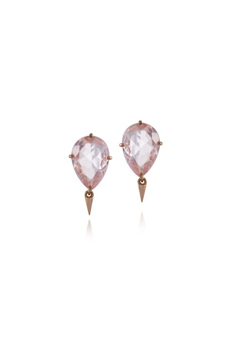 Brinco Shapes Gota Ouro Rose - U
