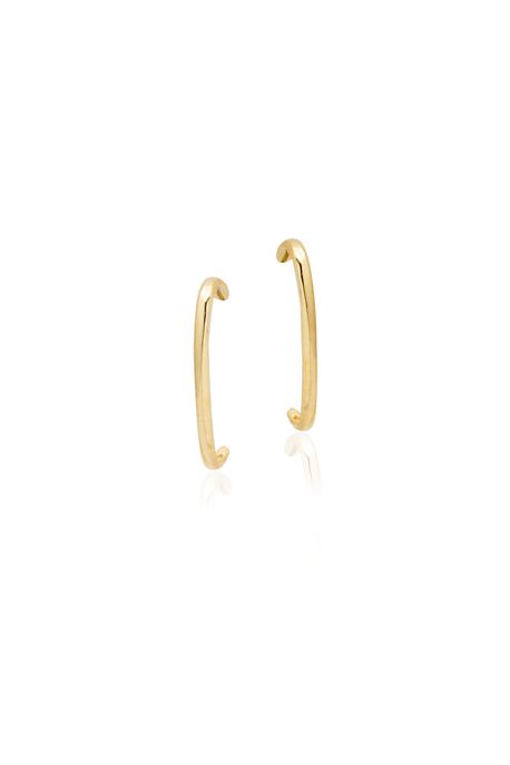 Brinco Rendez Vous Gold Simples Amarelo - U