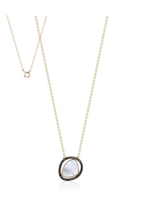 Colar Reflexo Oa C/Madre /Diam Black - U