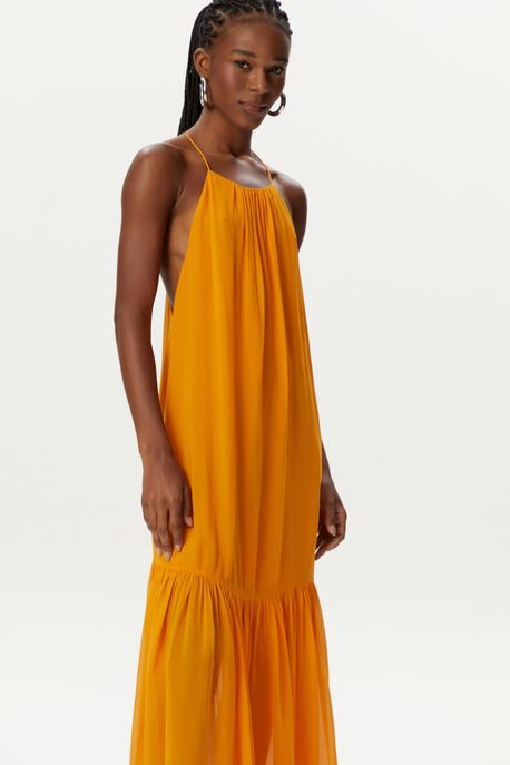 Vestido Talita Praia Laranja Sun - 42