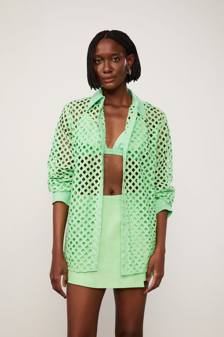Camisa De Laise Verde Summer Verde Summer - 38