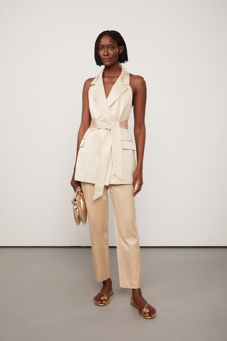 Colete Cinza Ostra Alfaiataria Cinza Ostra - 36