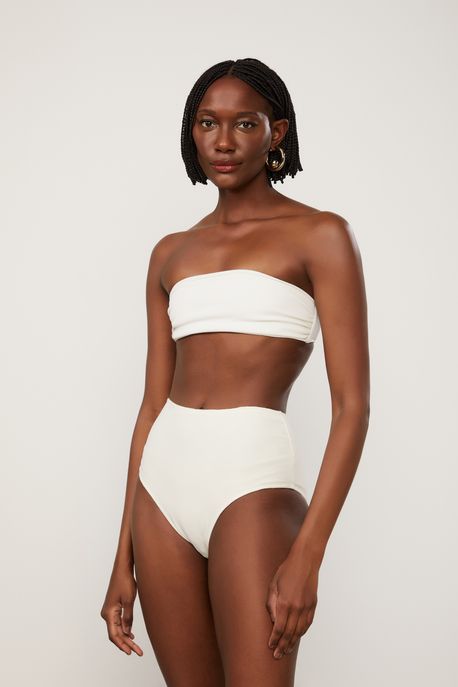 Top De Malha Reto Basic Intimates Off White - G