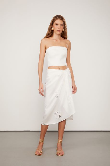 Saia Transpasse Frontal De Laise Off ? Off White - 38