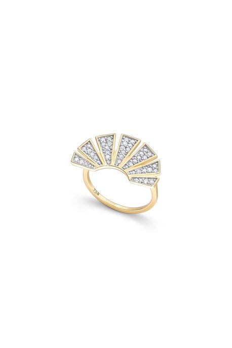 Anel Sunbeam Oa/ Diamante Ttlb - 17