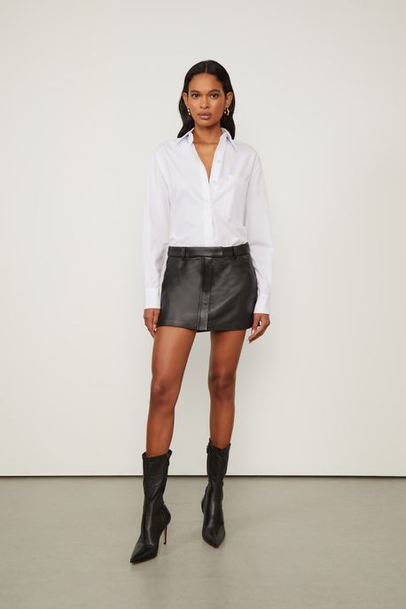Camisa Tricoline Essential Branca Branco - 40