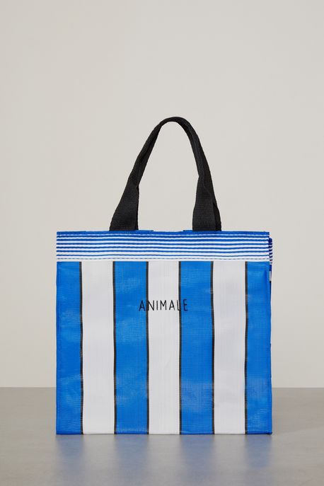 Bolsa Anml Azul Azul Cannes / Branco - U