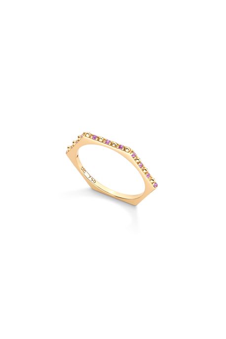 Aliança Prism Red Oa C/Rubi - 17