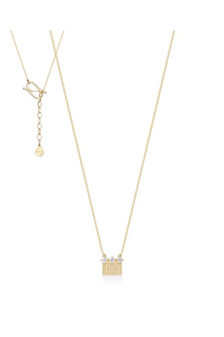 Colar Taylor Petit Trio Oa C/Diam Branco - U