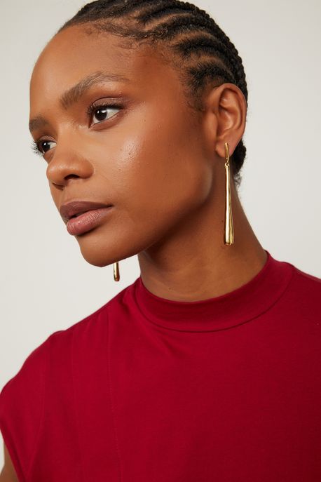 Brinco Gota Ouro - U