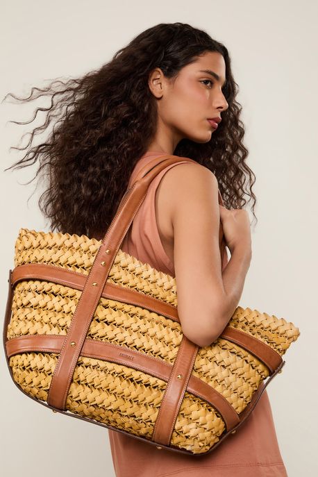 Bolsa De Palha Tresset Balaio Cru - U