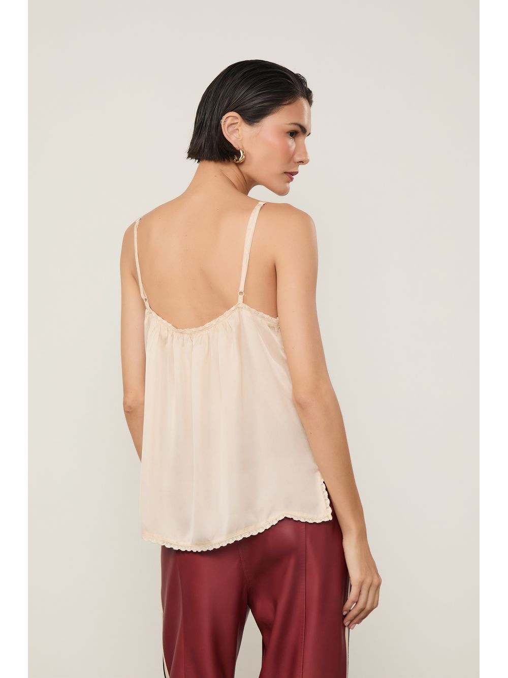 Animale — Regata De Alcinha Apricot Com Bordado