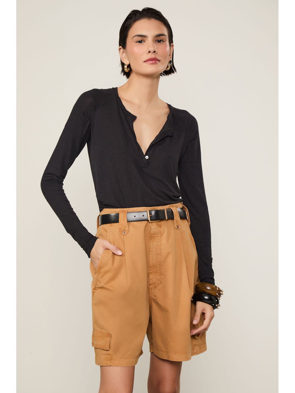 Animale — Blusa Manga Longa Raglan