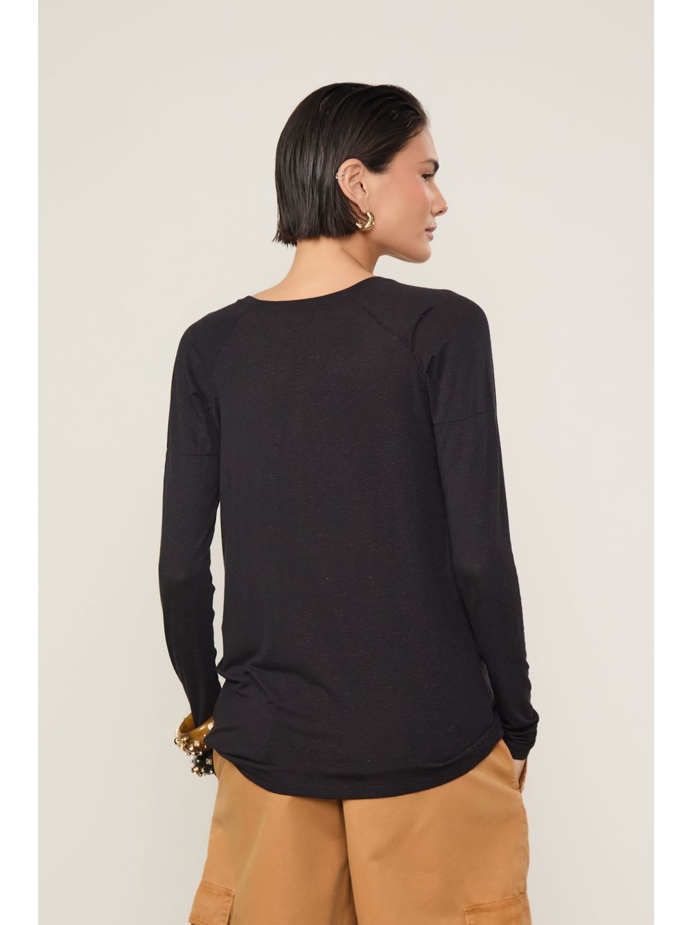Animale — Blusa Manga Longa Raglan
