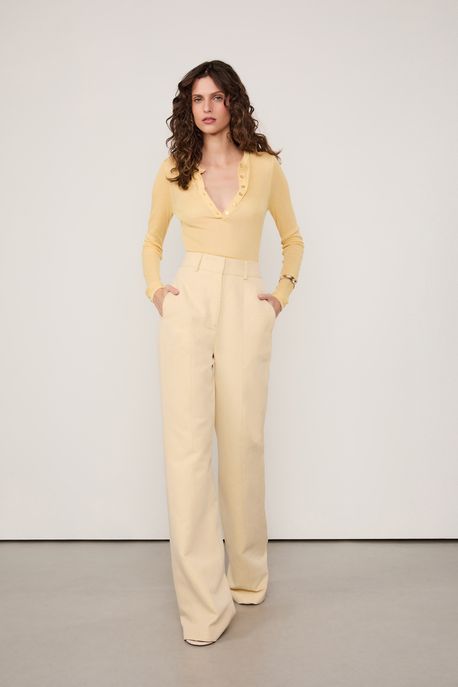 Calça Chevron Amarelo Sulphur - 44