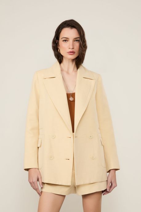 Blazer Chevron Amarelo Sulphur - 40