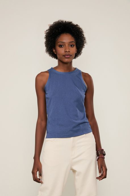 Regata De Malha Cavada Azul Navy - M