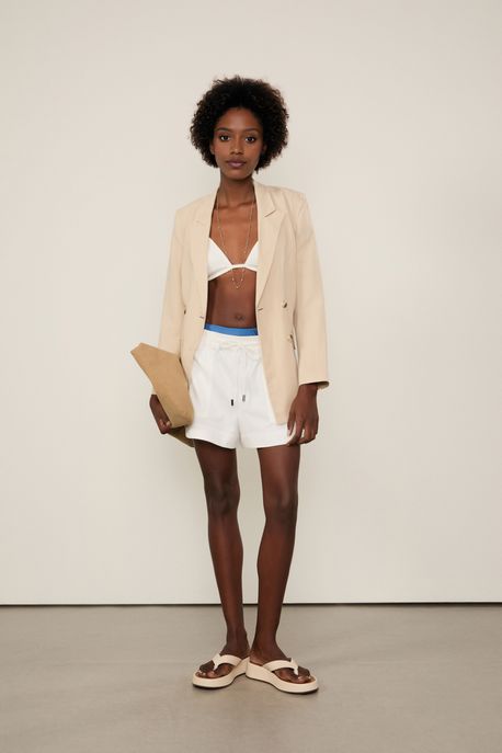 Shorts De Tencel Gorgurao Rosa Manha - G