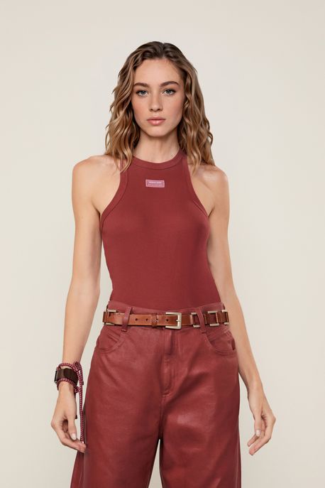 Regata Nadador Patch Beach Club Summer Marrom Taipas - G