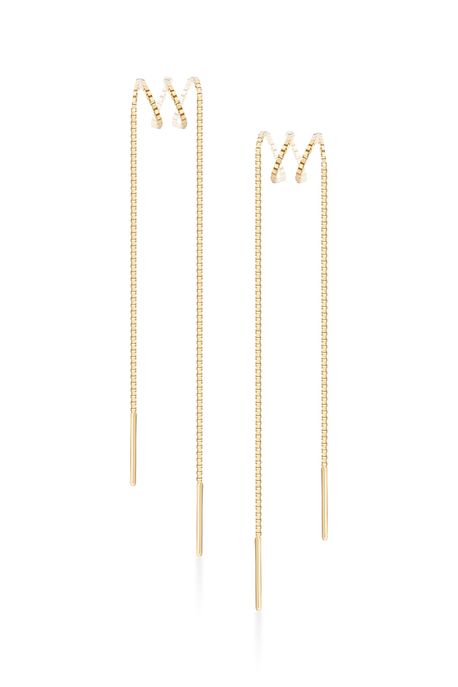 Brinco Eden Corrente Ouro Amarelo - U