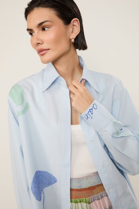 Camisa Paisagem Oasis Est Loc Alfa Paisagem - 34