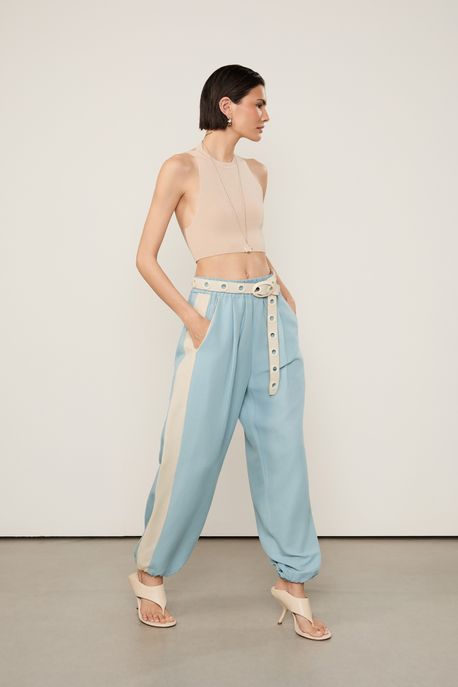 Calça Sport Azul Azul Tourmalina/Off Acqua - 42