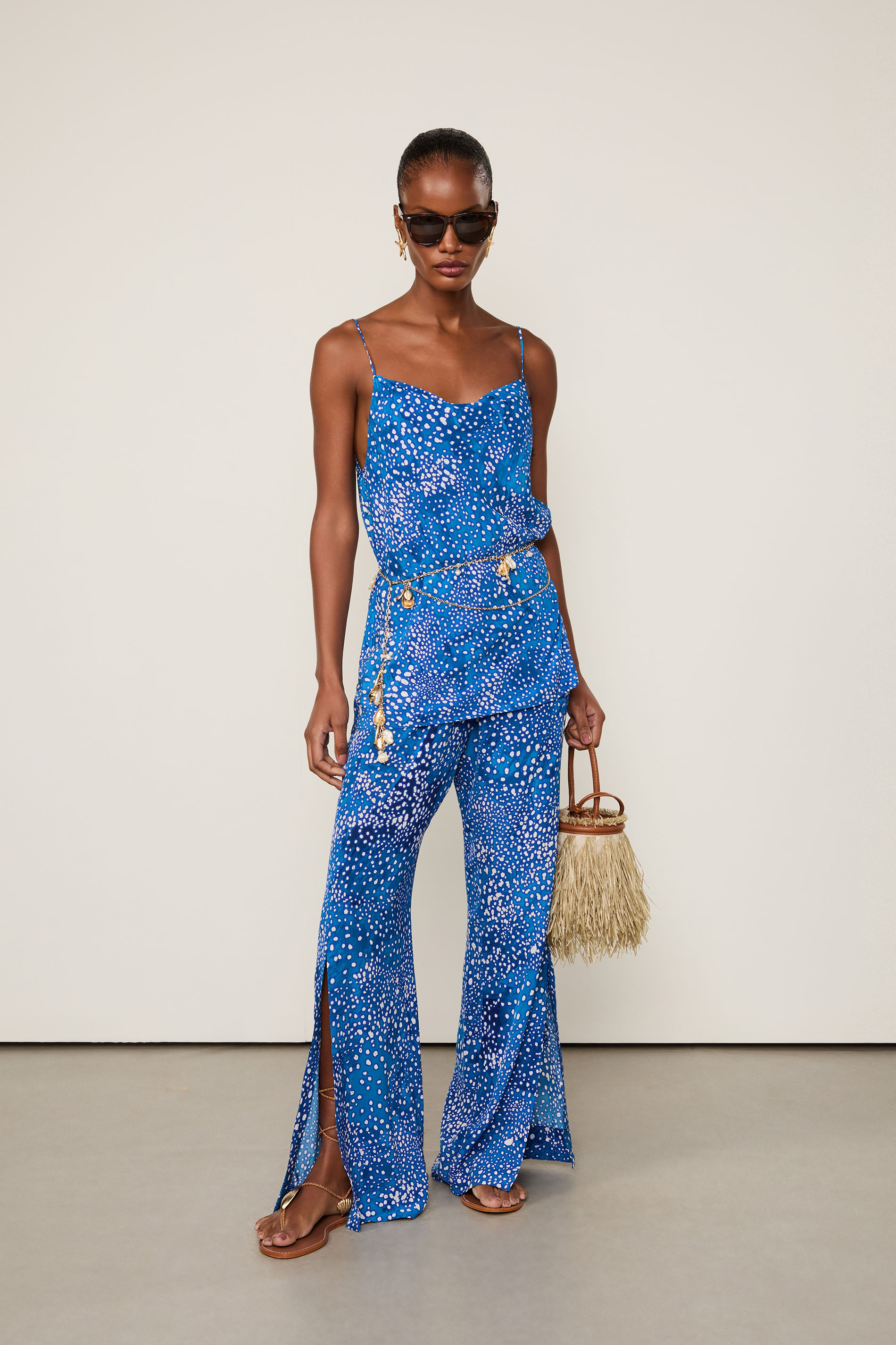 Regata Com Amarração Estampado