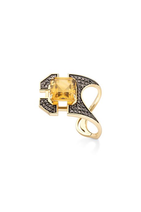 Anel Cais Ouro Amarelo - 17
